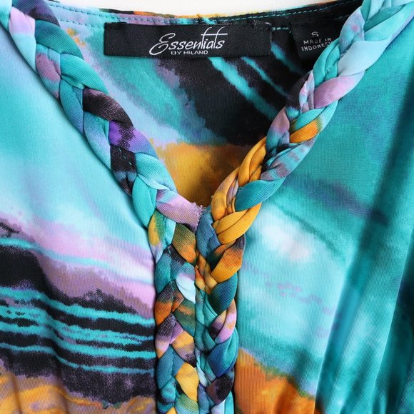 Gorgeous Tropical Print Maxi Dress - Picture 5 of 7